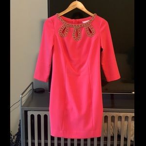 Lilly Pulitzer Embellished Keyhole Dress